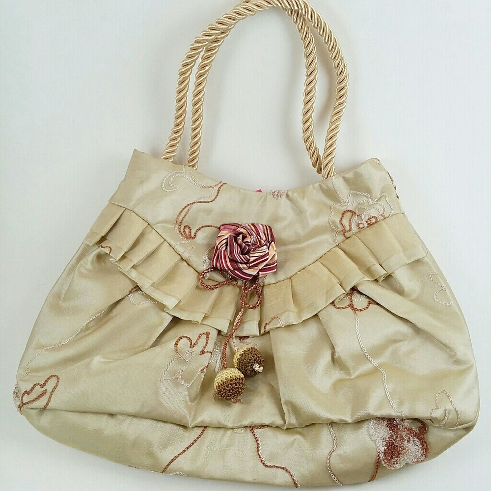 Cream Colored Handbag